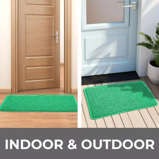 Green Non-Slip PVC Door Mat 41x69 cm | Waterproof Doormat – Duro Mats